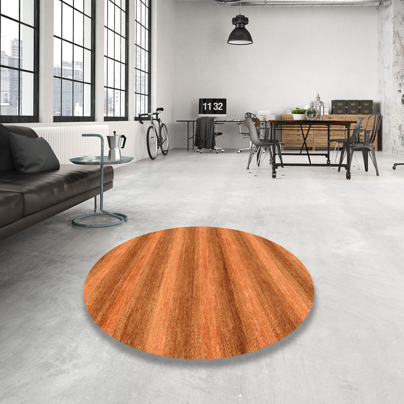 Tapis abstrait et moderne 208, Rond 3 pi
