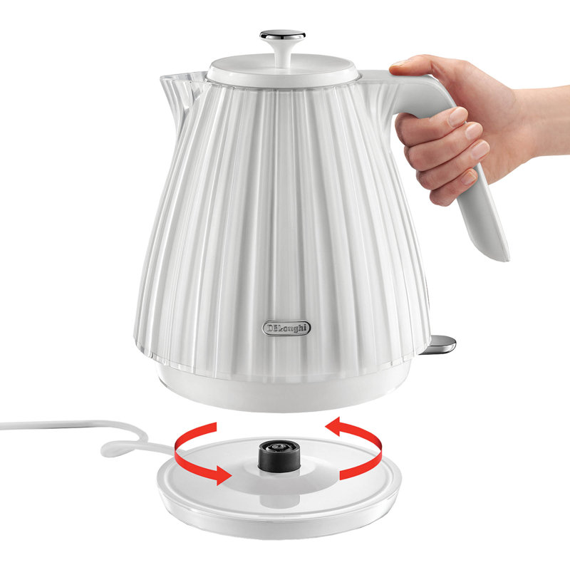 De'longhi 1.7L Ballerina Kettle, White