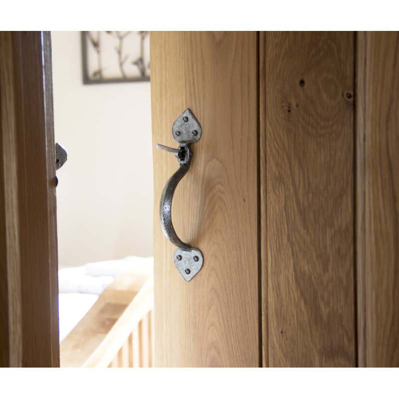 Gothic Latch Door Handle Kit, Pewter Patina
