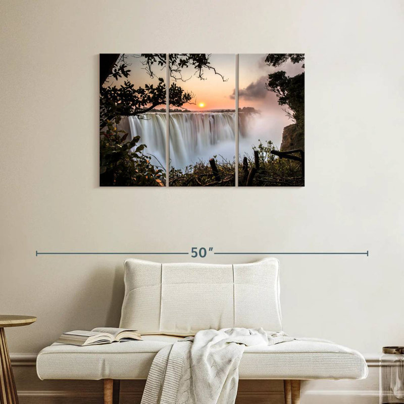 Alvord Victoria Falls Nightfall, 24" H x 38" W