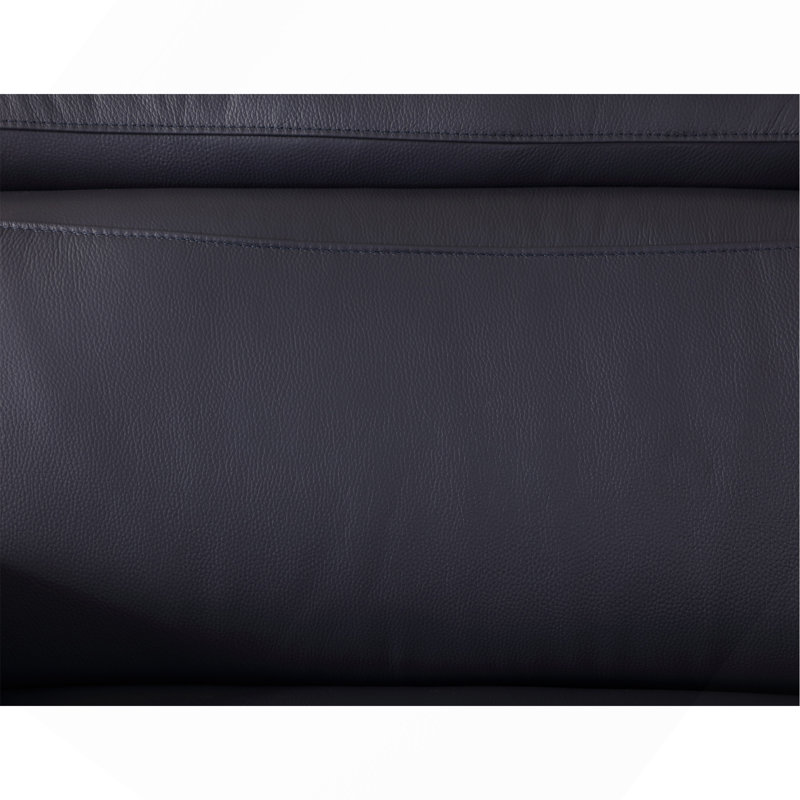 Chaise en cuir fleur, Marine
