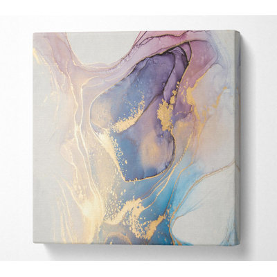 Stunning Glitter Marble - Wrapped Canvas Print