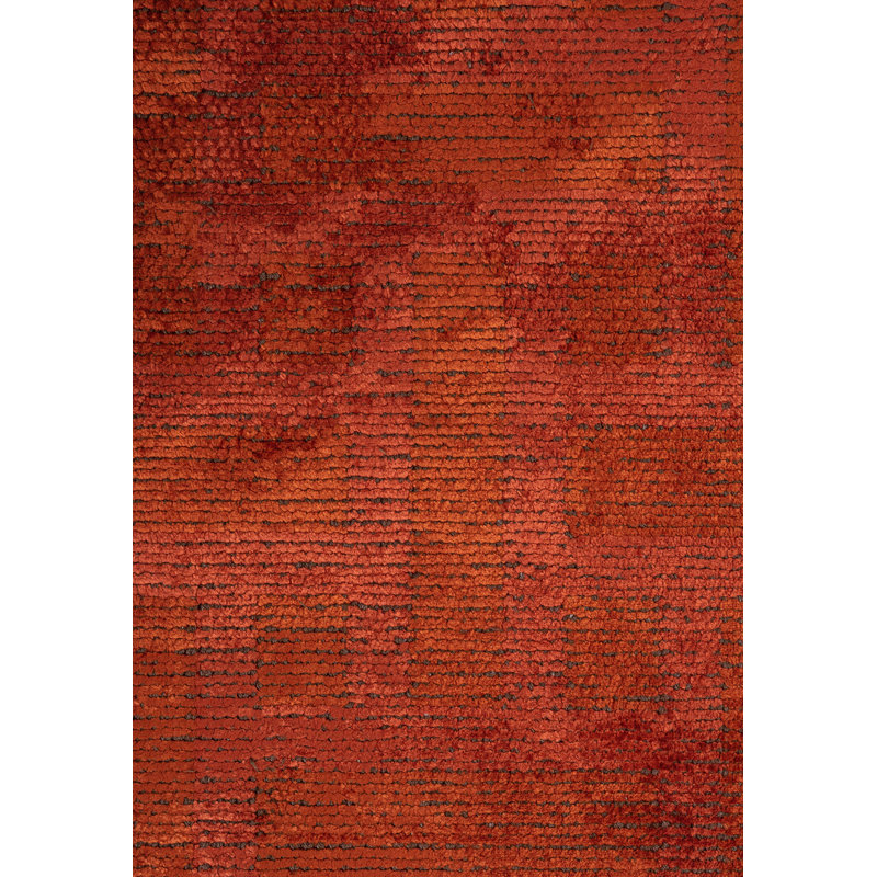 Davionte Abstract Hand Loom Indoor / Outdoor Area Rug, Rectangle 7'10" x 11'2"
