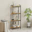 Bamboo, Steel Bathroom Shelves