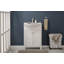Carolyn 24'' Single Bathroom Vanity with Porcelain Top-359208357