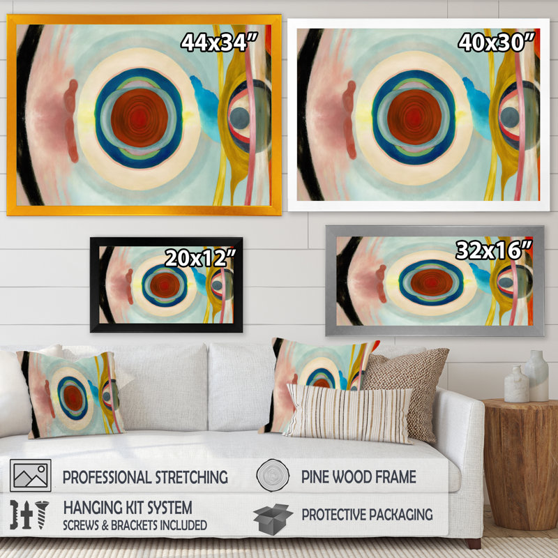 Mystic Terra Rosa Sagesse I 49, Cadre noir, L 32 po x H 16 po