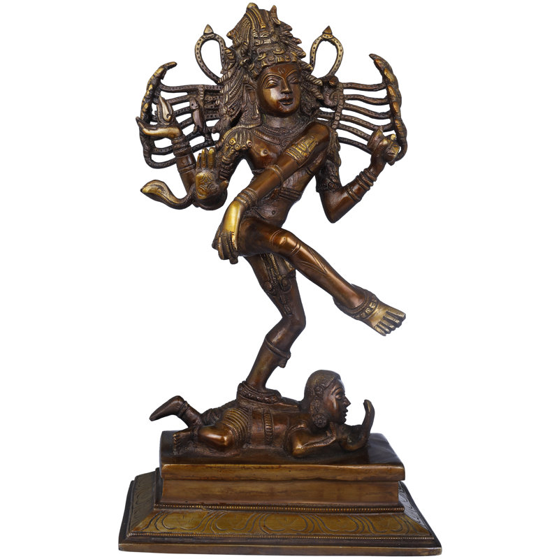 Figurine Shiva dansante, Or antique