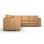 Bablu 5 Seater Faux Leather Corner Sofa -2044963048