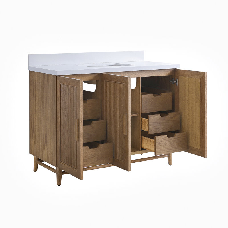 48" Pre-Assembled Single Bathroom Vanity Set, 48"