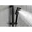 Matte Black Stainless Steel Handheld Shower, 28-Inch Slide Bar, 59-Inch Hose, Height Adjustable, Various Spray Modes For Relaxing Showers, Good Pet Bathing Shower In Steel, Functional Settings And-126502553