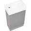 Meuble-lavabo gris avec tablette 18,6 po-723975455