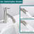 Bathroom Sink Faucet , 2 Mode Function Choice, 360 Rotating Aerator, Stainless Steel Nickel For Bathroom, Fine-124241795