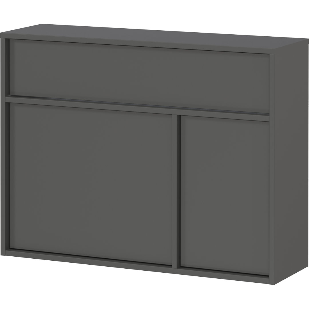 Mehrzweckschrank in Graphit, 83 x 63 x 25 cm (BxHxT)