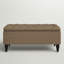 Banc de rangement rembourré avec pieds en bois massif Balcom-1873966645-1873684124