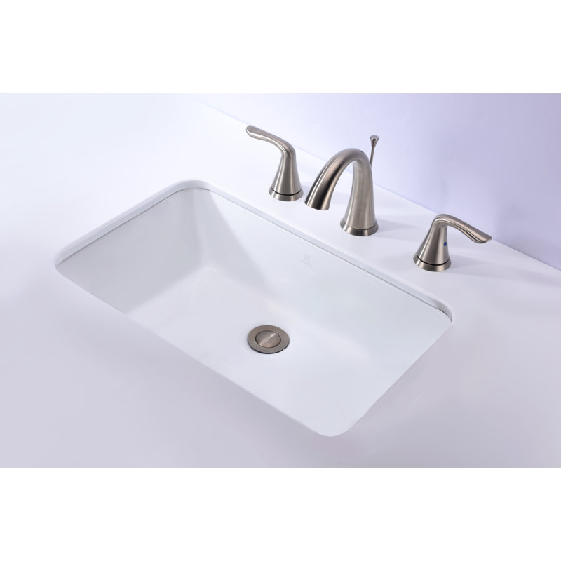 Rhodes Series 21'' White Ceramic Undermount Sink Basin