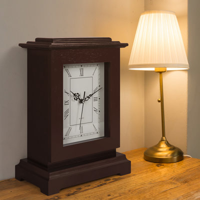 Gun Box Clock - Mahogany Colour