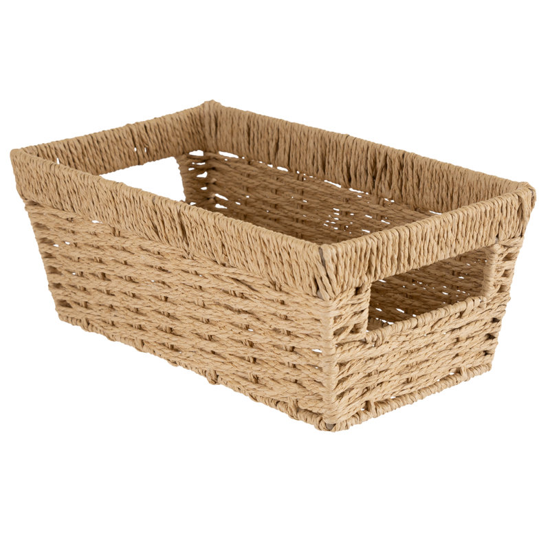 Simplify Wicker Decorative Basket