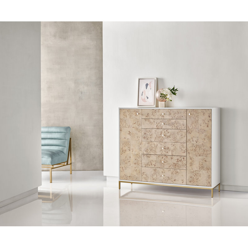 Commode 6 tiroirs et 2 portes