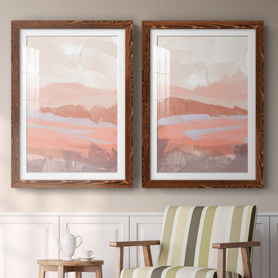 «Dusty Desert I», reproduction encadrée de qualité supérieure - prête à être accrochée