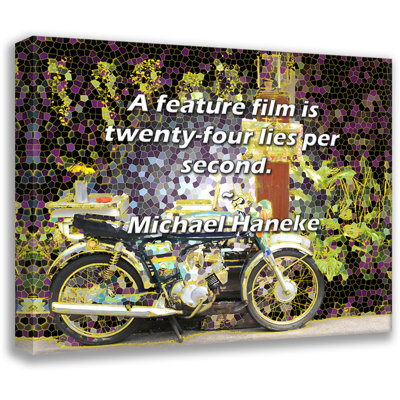 Artsy Quote By Michael Haneke Gallery Wrapped Canvas