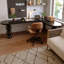 Bureau noir en bois massif en forme de L-1512801540-1512801546