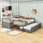Donnelsville Twin over Twin 3 Drawers Wood  Bunk Bed with Twin Size Trundle by Harriet Bee-954077163