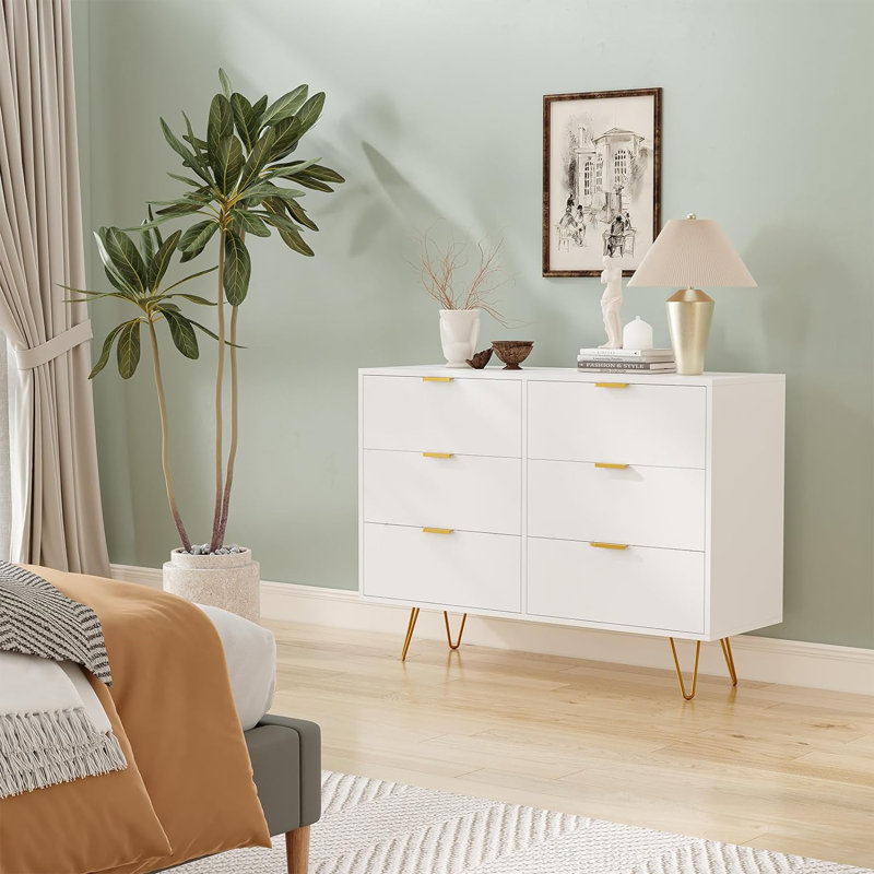Commode de rangement à 6 tiroirs Viana