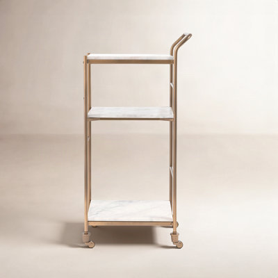 Tague Brass Bar Cart