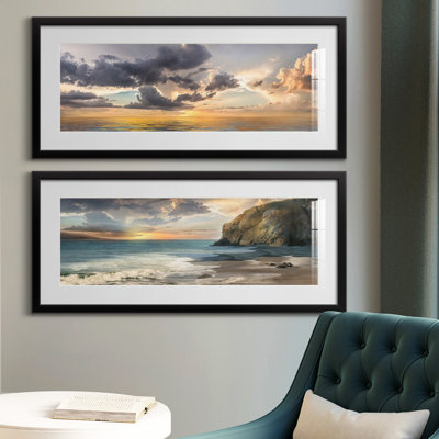 Cadre photo, ensemble de peintures sur papier