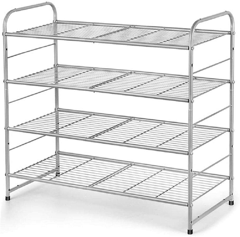 Rebrilliant 12 Pair Stackable Shoe Rack & Reviews 