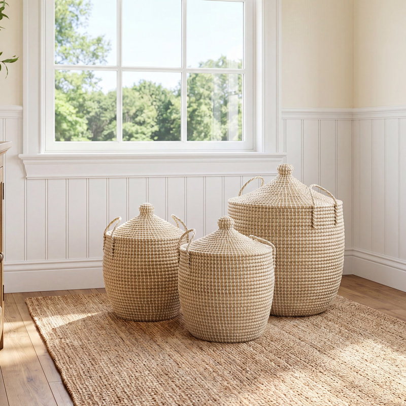 Birch Lane™ Olivi Fabric Decorative Basket