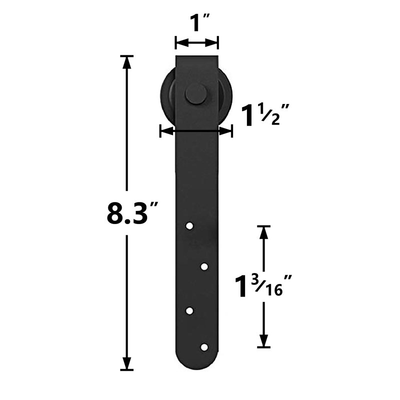 Rail pour porte de grange mini