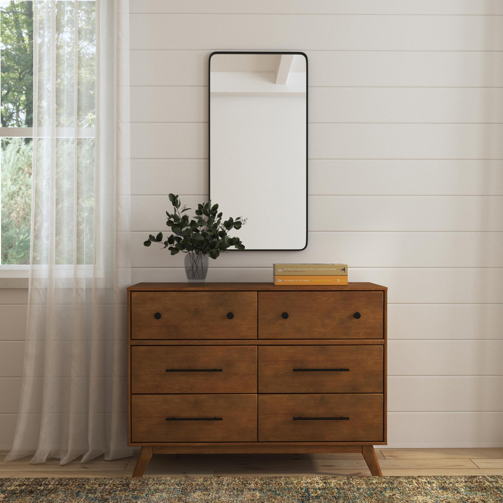 Otto 6-Drawer Dresser, Walnut