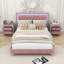Ensemble de chambre avec lit plateforme 3 pièces Harneen-881585827