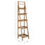 Bibliothèque échelle en bois massif Rexhie H 71,3 "x l 16,5"-9472248