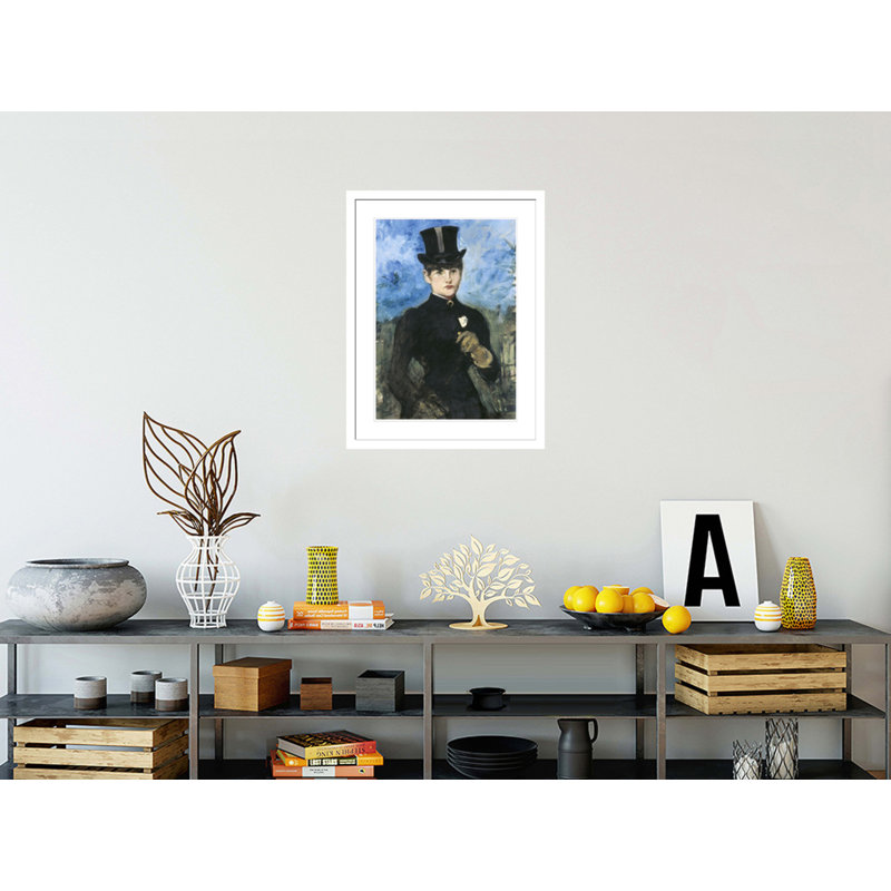 Équitation giclée encadrée par Horse Man, H 29,5 po x l 22,57 po
