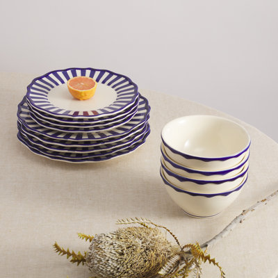 Riviera Dinnerware Set With Cereal Bowl