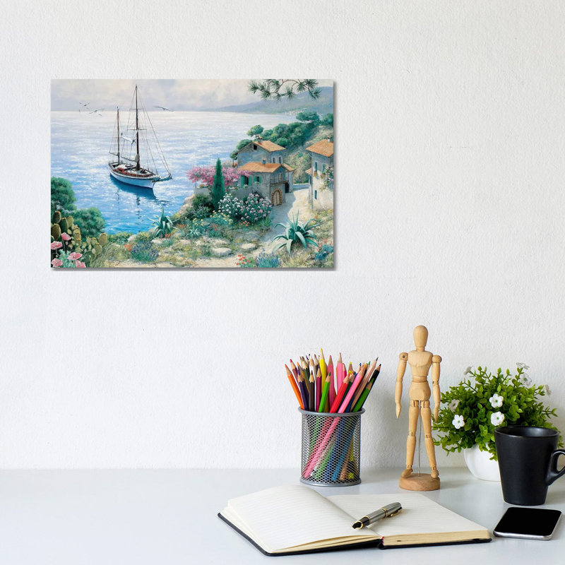 The Bay by Peter Motz - Wrapped Canvas Painting, 20.32 cm H x 30.48 cm W