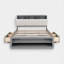 Lit plateforme tapissier Shirae-1342655477