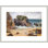 «Cows on the Seashore» par Paul Gauguin - Estampe numérique encadrée