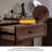 Simple Black Walnut Solid Wood Retractable Vanity. Vanity