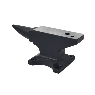 Single Horn Anvil,100Lbs Cast Steel Anvil