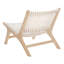 Chaise d'appoint en cuir Denman-858197321