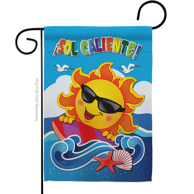 Double Sided 18.5'' H x 13'' W Polyester Garden Flag