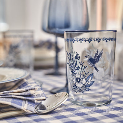 Verre bleu