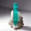 Émeraude sur calcite de Colombie