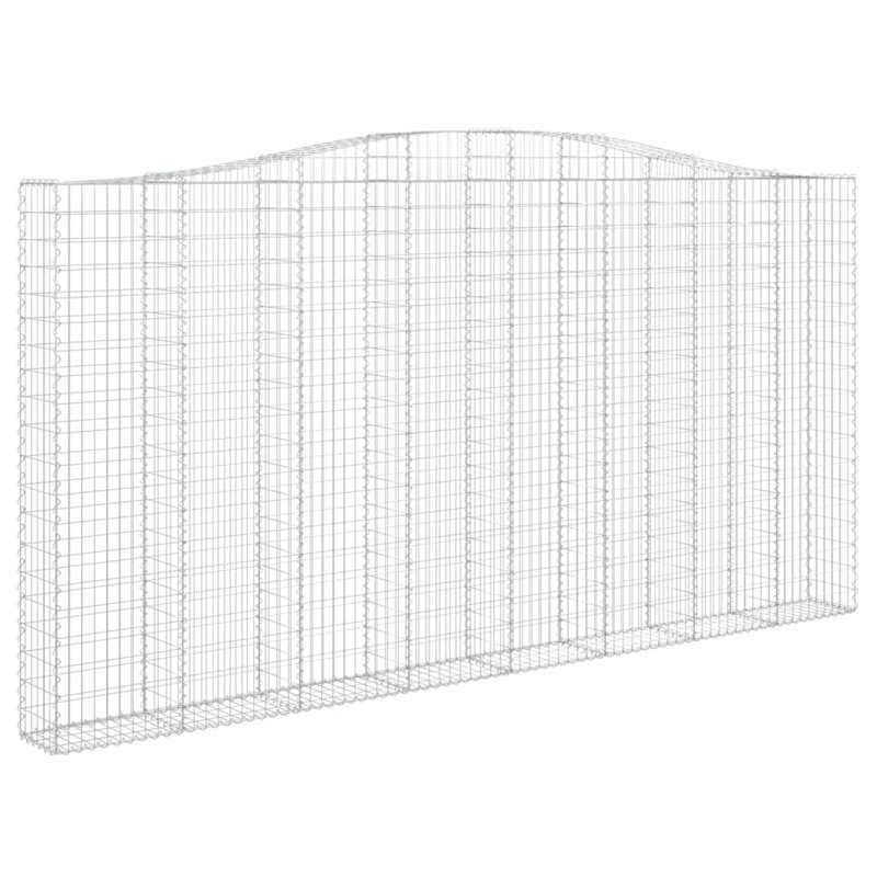 Galvanised Iron Border Fencing, 220cm H x 400cm W x 30cm D