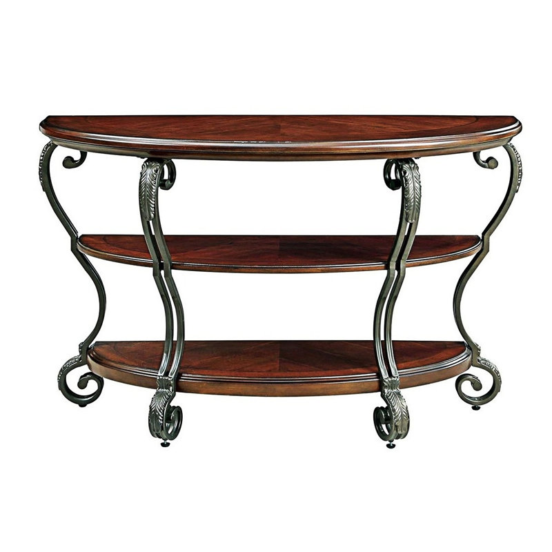 Sofa Table Side Table With Open Shelves