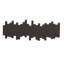 Sticks 5-Hook Wall-Mounted Coat Rack, Flip-Down Hooks for Entryway, Bedroom, Office-25778962