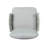 Steel Club Chair Set of 2, off White+Gray-206617268-206617264